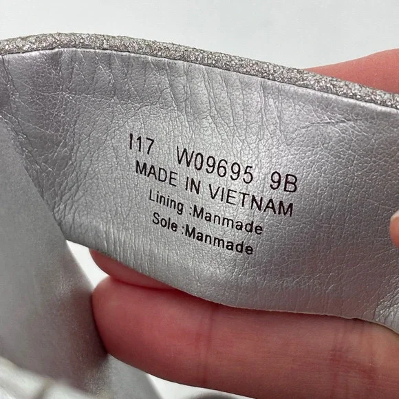 Cole Haan Findra II Slide Sandal Metallic Silver W09695 Women's Sz 9B - Picture 10 of 11